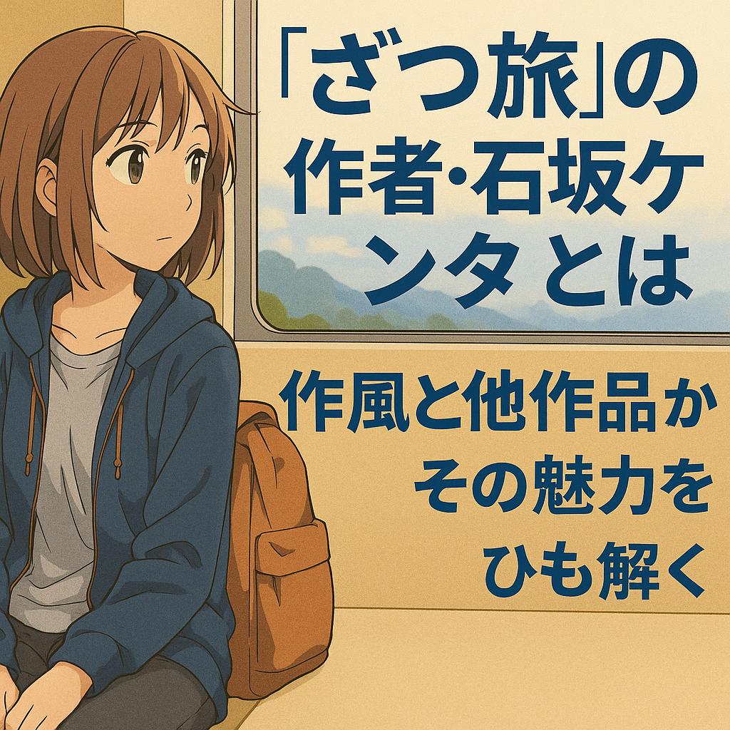 ざつ旅の作者・石坂ケンタとは？旅と創作が交差する作風に迫る