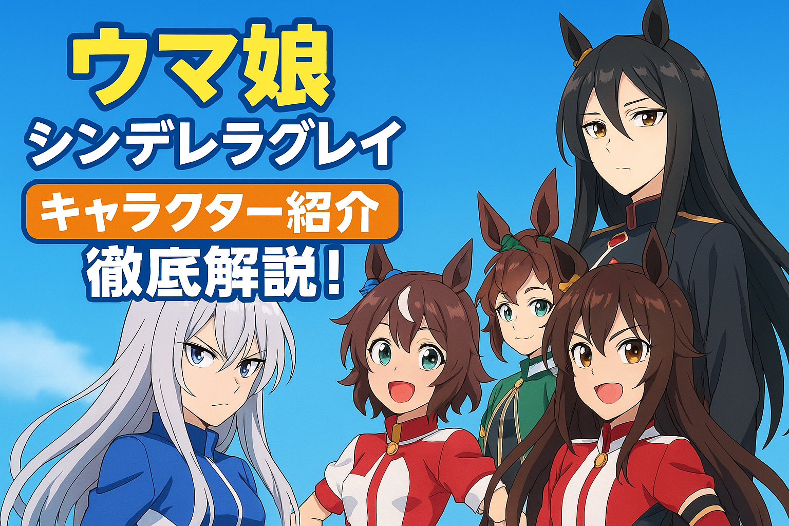 ウマ娘シンデレラグレイのキャラ一覧！オグリキャップから新キャラまで網羅