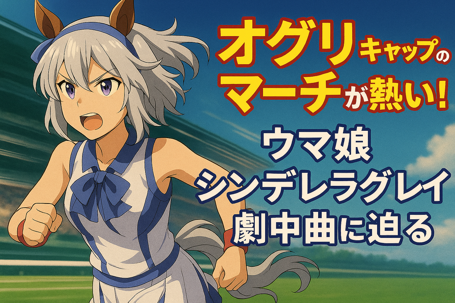 オグリキャップのマーチが熱い！ウマ娘シンデレラグレイ劇中曲の魅力とは