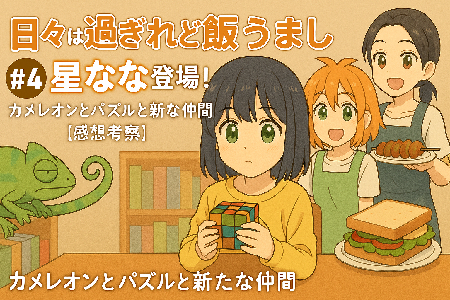 日々は過ぎれど飯うまし第4話｜星なな登場！人見知り少女の変化と友情の始まり
