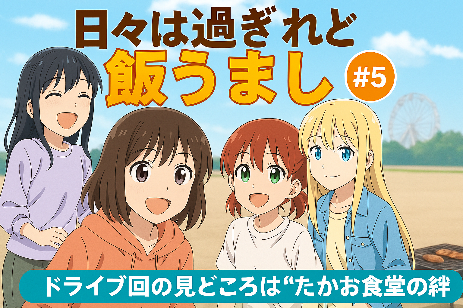 日々は過ぎれど飯うまし第5話｜ドライブで深まる絆とたかお食堂の思い出