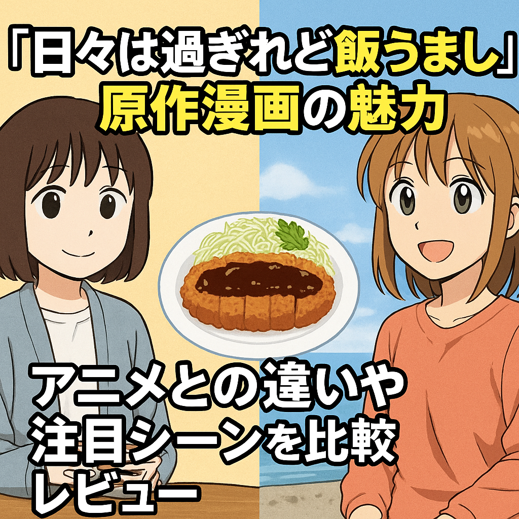 日々は過ぎれど飯うまし 原作漫画の魅力とアニメ比較