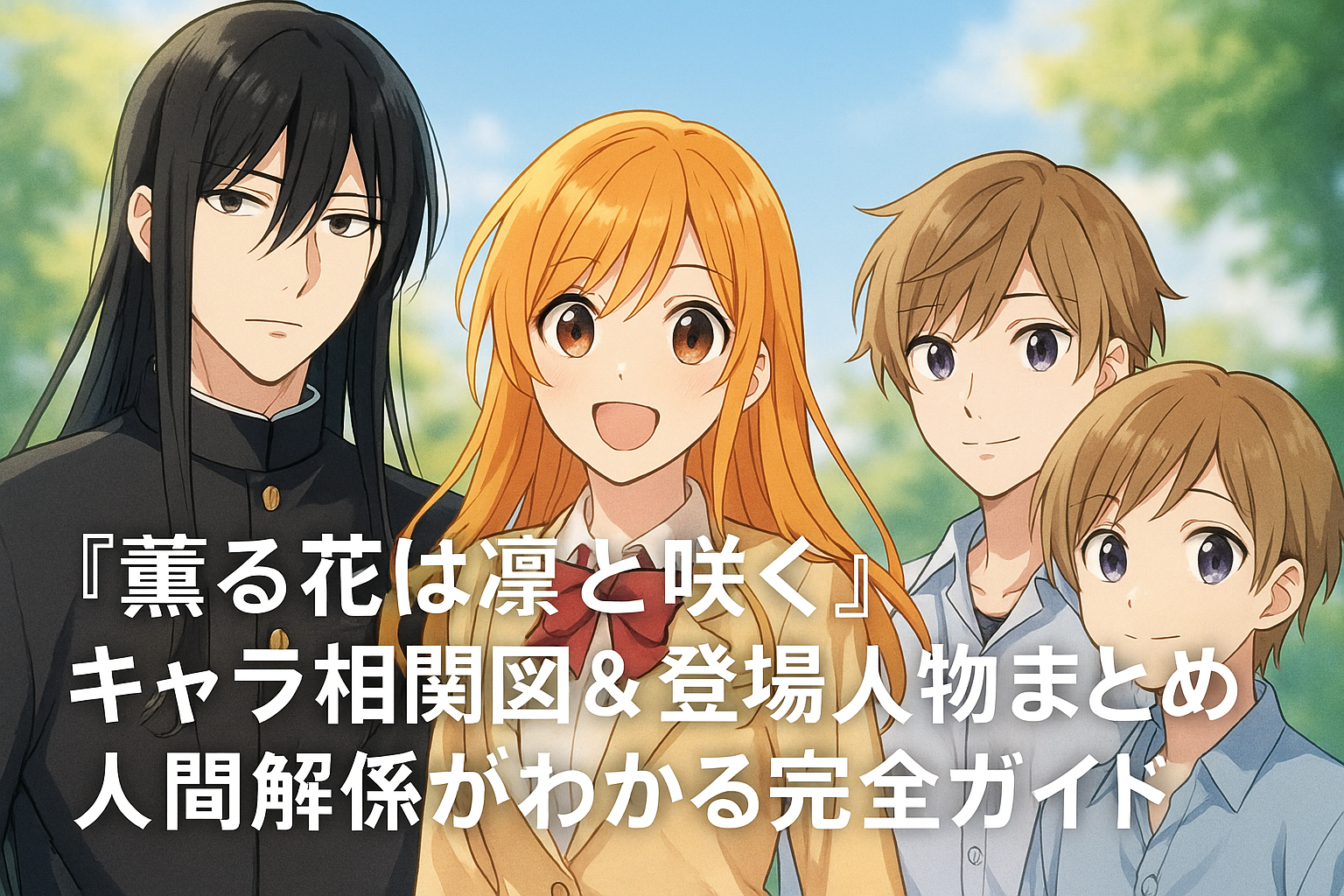 『薫る花は凛と咲く』キャラ相関図＆登場人物まとめ｜人間関係を完全ガイド